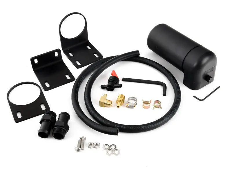 Universal ECS Tuning Baffled Oil Catch Can Kit (8oz)