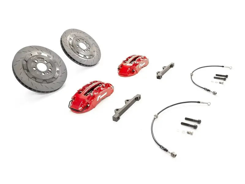 RacingLine Stage 2 "EVO" Monoblock Performance Big Brake Kit - Red (345mm)
