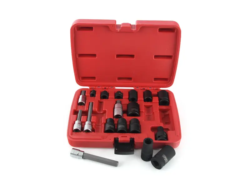 Schwaben 18 Piece Brake Caliper Socket Kit