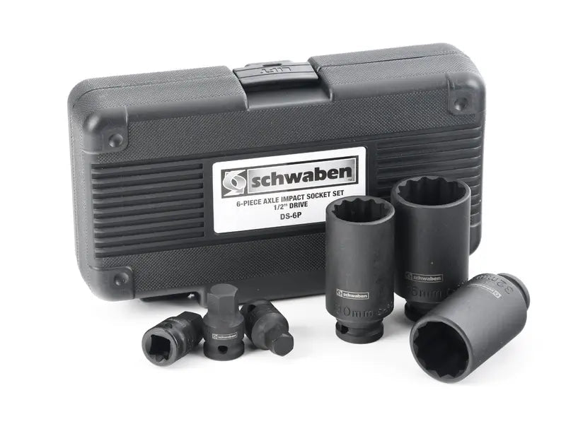 Axle Impact Socket Kit - 6 Pieces