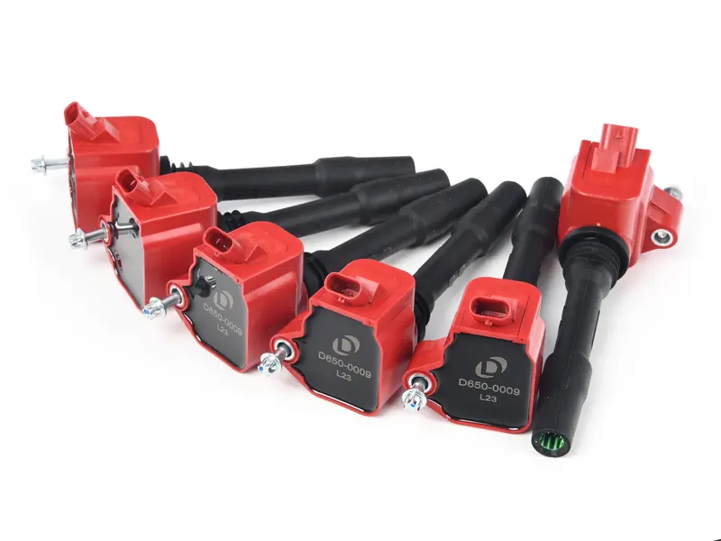 B-Series Performance Ignition Coil - Red - Set Of Six