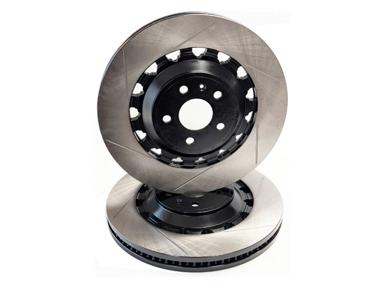 Front Slotted Brake Rotors - Pair (370x34)
