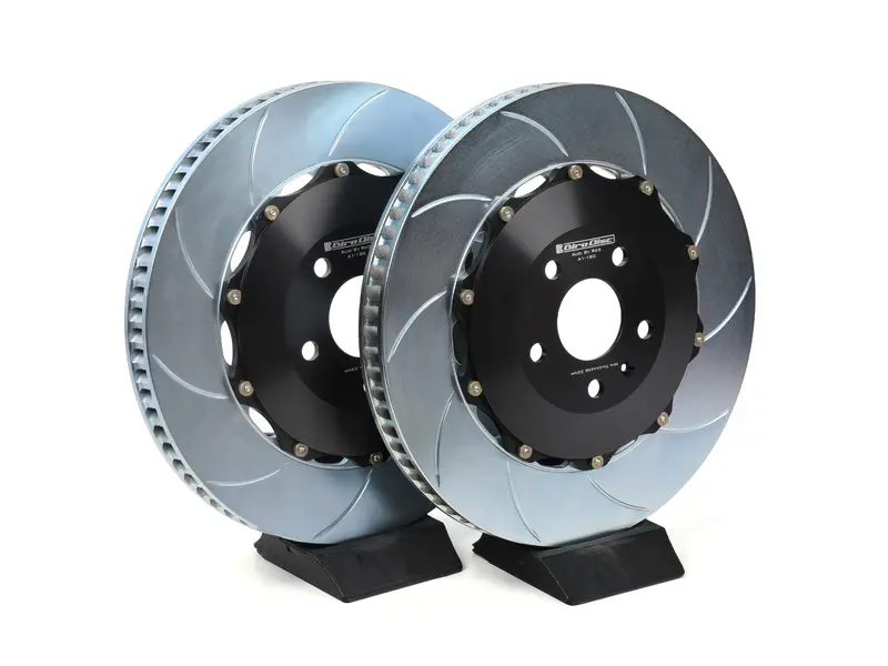 Front Two Piece Slotted Brake Rotors
