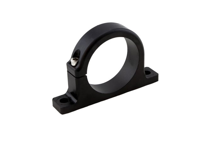 TurboSmart Billet Fuel Filter Bracket Suit Turbosmart 1.75" OD filters (Black)