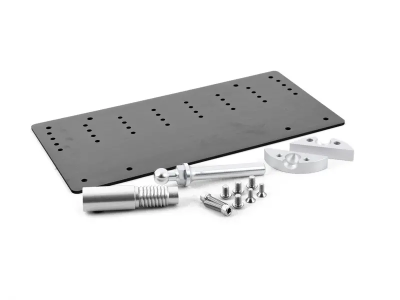 Billet Tow Hook Receiver License Plate Mount - US Style