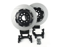 Floating Rear Rotor 350mm Upgrade Kit - Black Carriers