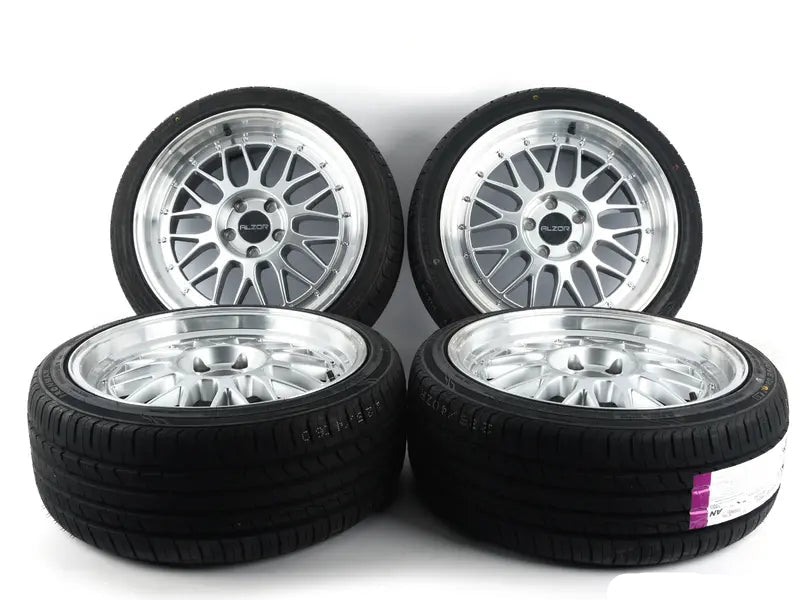 18" Alzor Style 881 Wheel & Tire Package - 235/40R18 - Audi 8V/8Y A3/S3