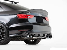 Audi 8V S3 / A3 S line Rear Diffuser - Gloss Black