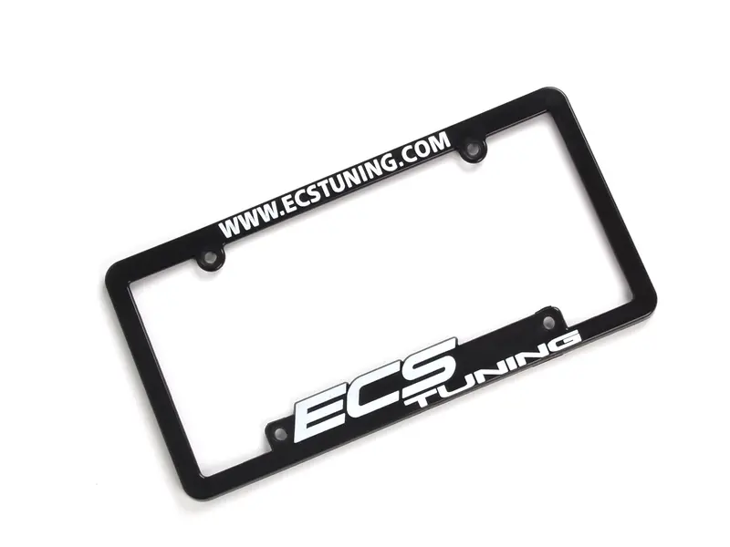 ECS Tuning License Plate Frame - White