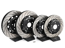 8V RS3 - 2-Piece Drilled & Slotted Brake Rotors - Front and Rear