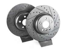 Rear V5 Drilled & Slotted Brake Rotors - Set (345x24)