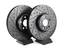 Front V5 Drilled & Slotted Brake Rotors - Set (348x36)