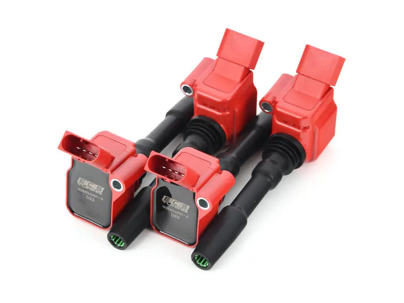ECS Performance Ignition Coils - Red - Set Of Four