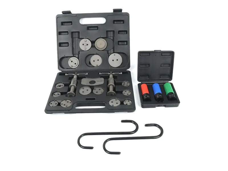 Brake Caliper Piston Tool Kit With Protecta Socket Kit & Caliper Holder Hook Set