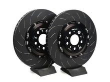 Rear 2-Piece Floating SG Grooved Rotor Pair - 370x24mm