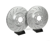Front V5 Drilled Brake Rotors - Set (380x30)