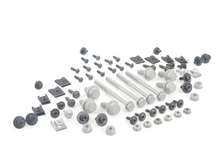 Front bumper securing hardware set