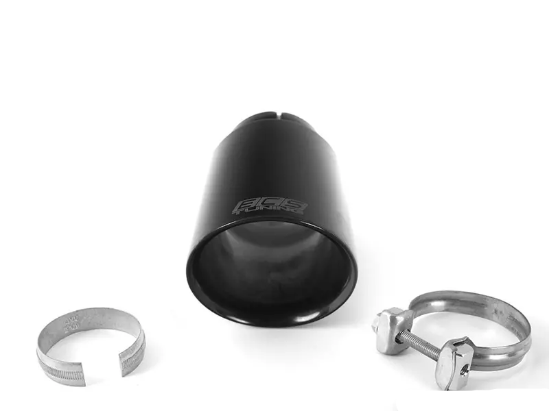 ECS UNIVERSAL Swivel Exhaust Tip - 3.5" Black Chrome - Priced each