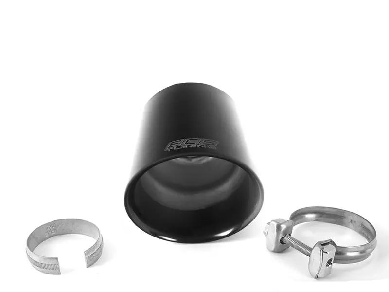 ECS UNIVERSAL Swivel Exhaust Tip - 4.0" Black Chrome - Priced Each