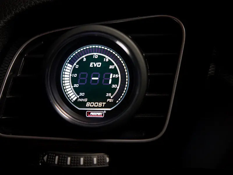 EVO Series Digital Boost Gauge - 30 InHg/35 PSI
