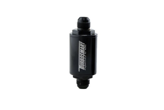 TurboSmart Billet Fuel Filter (10um) Suit -10AN (Black)