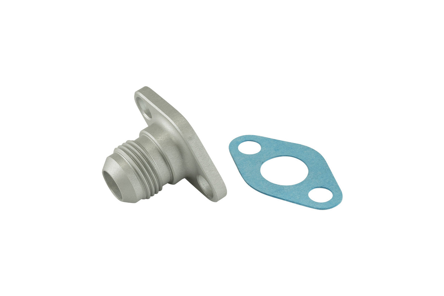 TurboSmart 38.1mm 10AN Oil Drain Silver