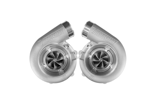 TurboSmart Mirror Twin Turbo Package - TS-1-5862B V-Band 0.82AR Oil Cooled Turbos