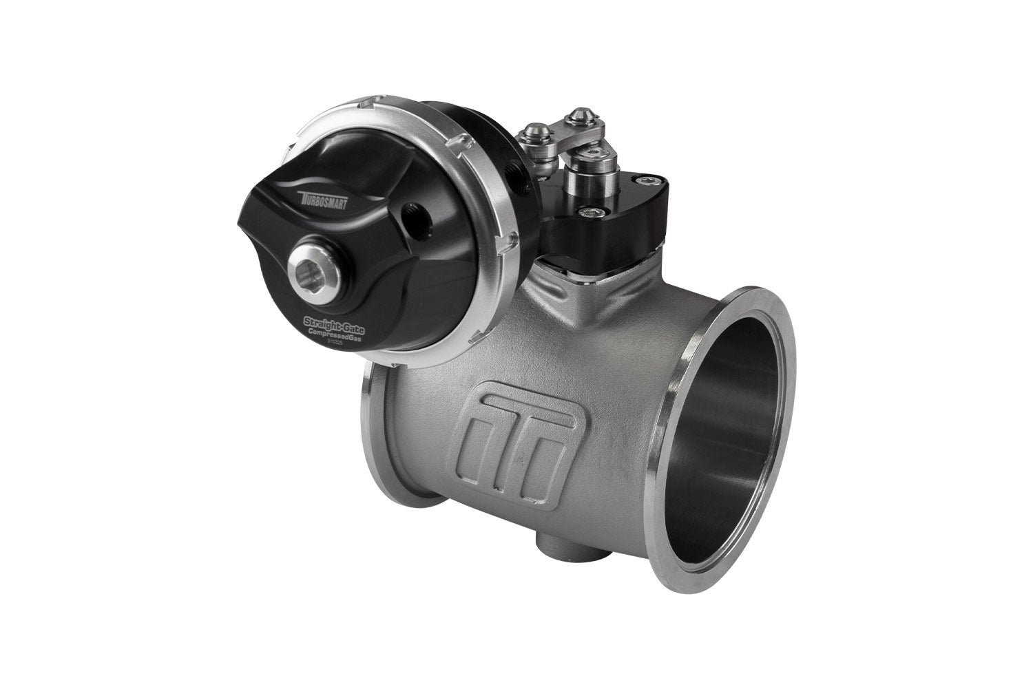 TurboSmart Compressed Gas (CO2) StraightGate76 - 7PSI Black (Suits CO2 Boost Control)