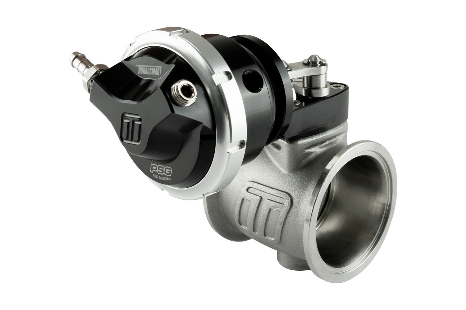 TurboSmart Pneumatic StraightGate50 6psi External Wastegate (Black)